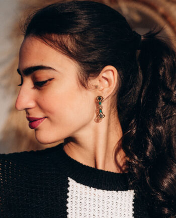 Double Lotus Earrings