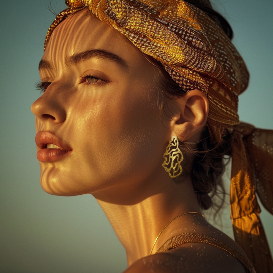 Coral Earrings