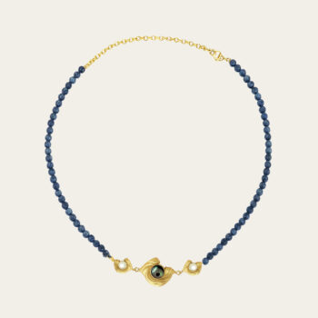 Glema Teal Beads Choker
