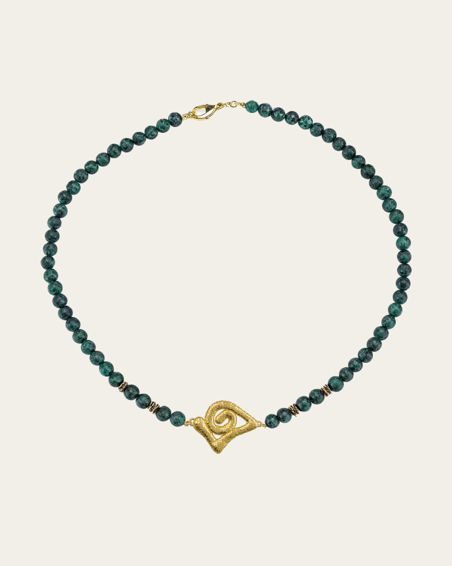 Onda Bluish Green Necklace