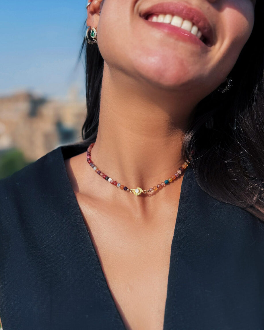 Glema Multicolor Beads Choker