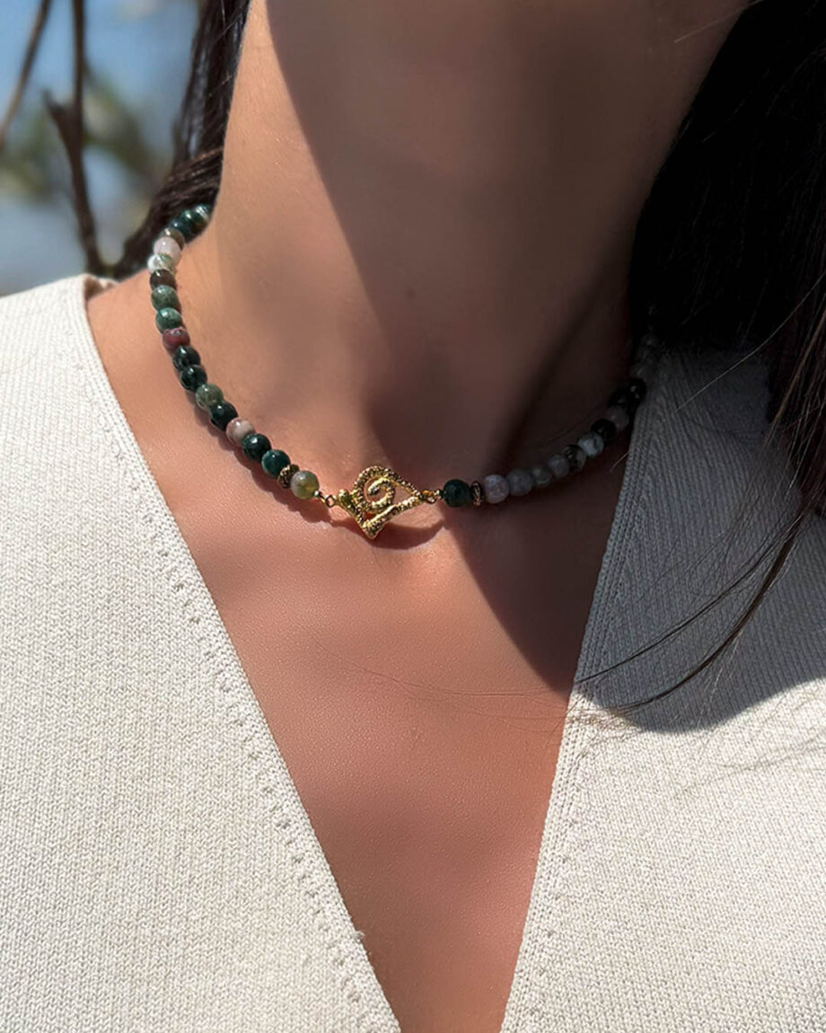 Onda Green Shades Choker